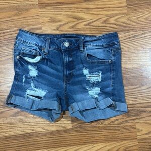 Women’s Low Rise Midi Aeropostale Jean Shorts